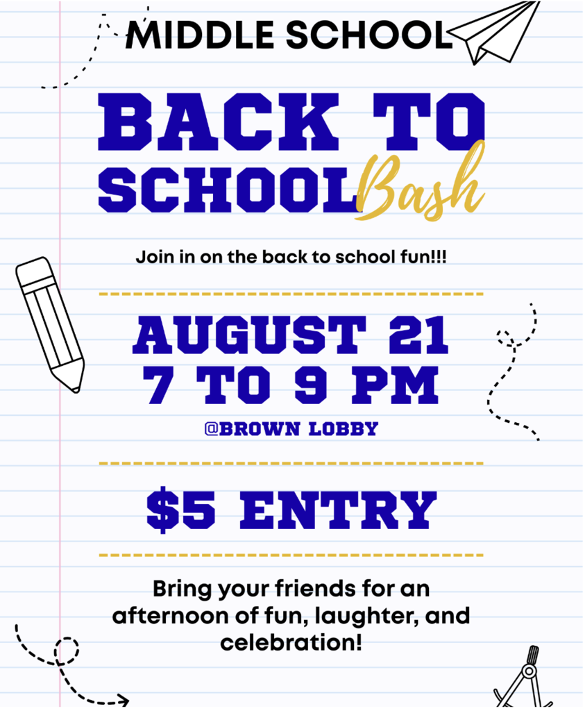 MS Back to School Bash