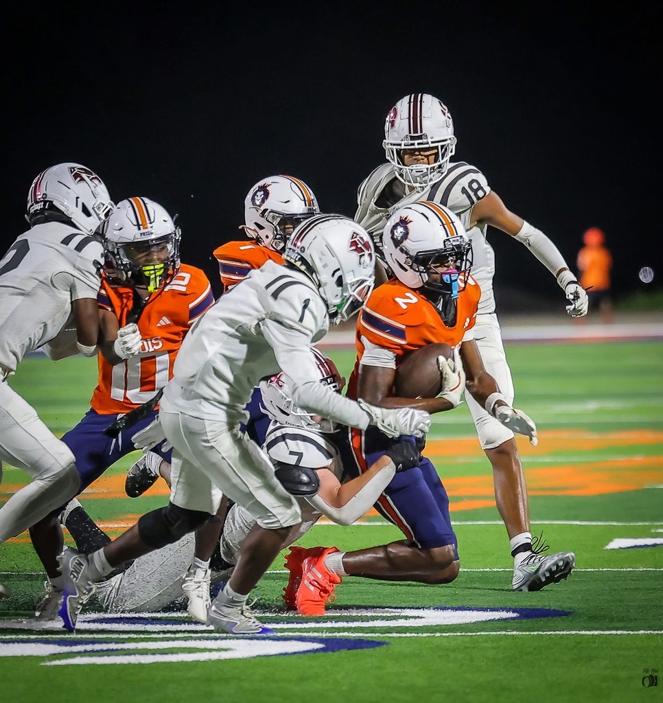 Student-athletes play football.