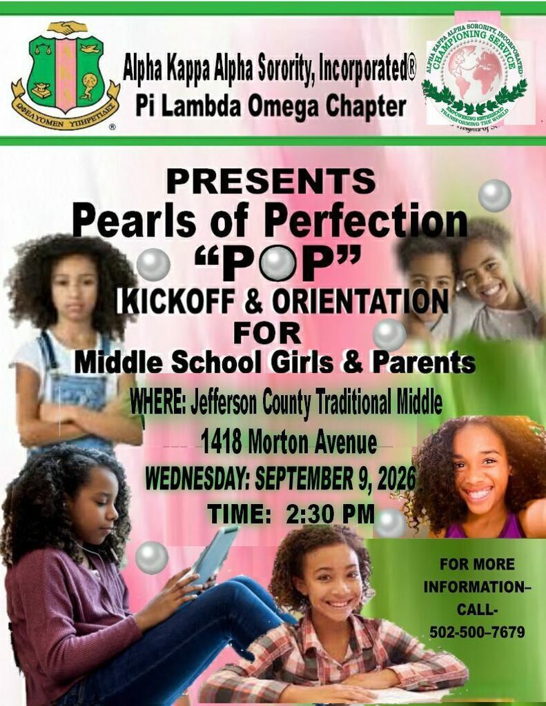 Hello Centurion Families! We are excited to invite our young ladies to join Pearls of Perfection. Please review the attached flyer for details on program dates, meeting times, and how to get involved. We look forward to a fantastic experience together!