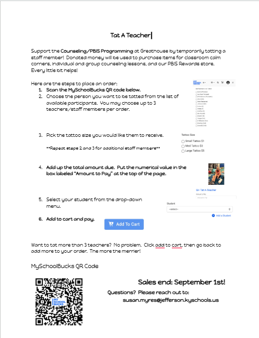 Flyer for Event