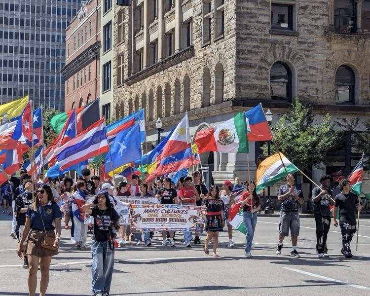 Doss HSU at Worldfest Parade of Cultures