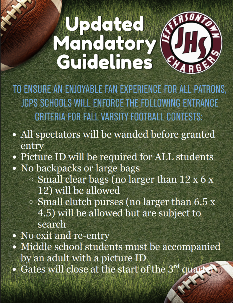 football guidelines