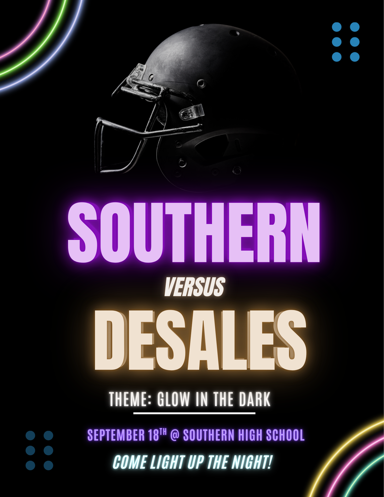 football game flyer