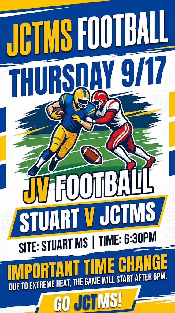 JV Football Poster