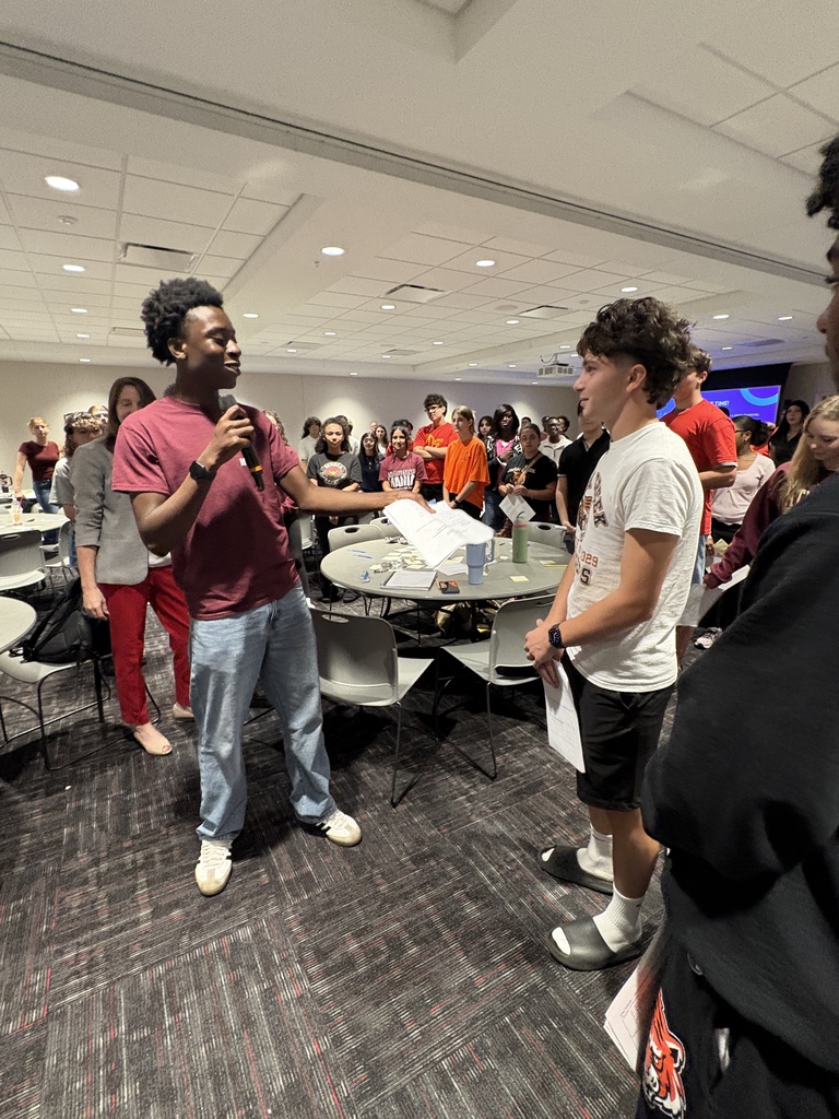 🎤⚡ Leadership. Confidence. Connection.  Yesterday, our students stepped into their roles as leaders during the Academies of Louisville Student Ambassador Training! Students sharpened their communication skills, built confidence, connected with fellow Ambassadors, and learned how to be powerful voices for their schools and academies. 💡  The future is in good hands with these student leaders! 🩵🤍⚡