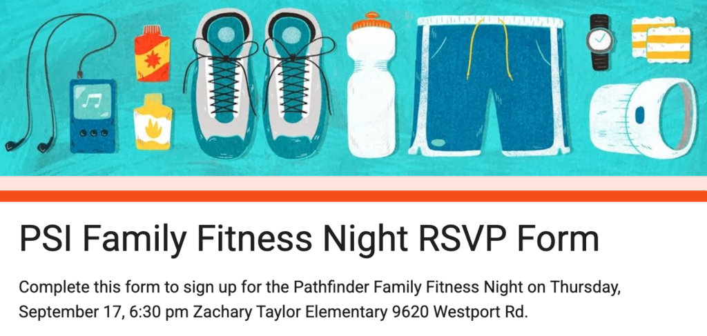 family fitness poster