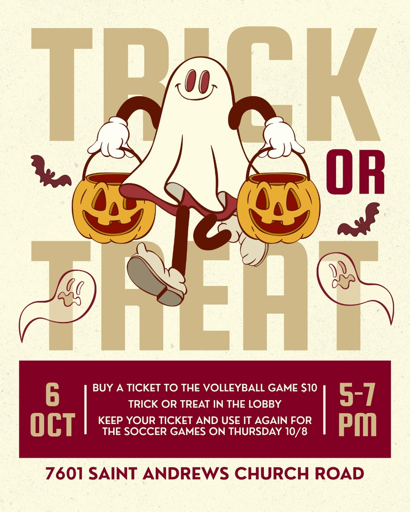 Trick or Treat, Tuesday October 6. Buy a ticket into the volleyball game and trick or treat in the lobby on your way into the game!