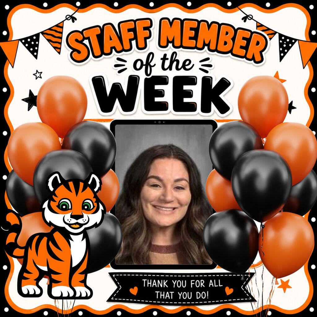 Staff Member of the Week Flyer
