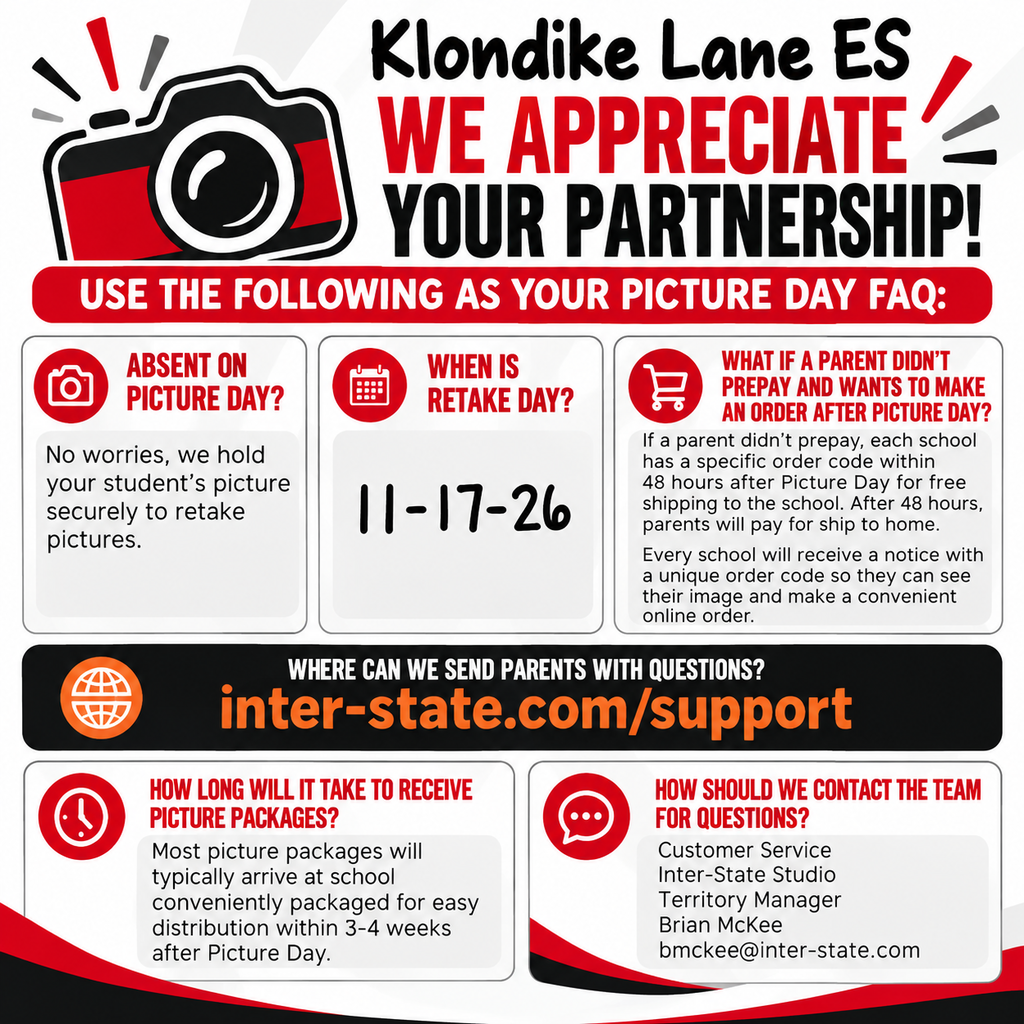 Picture Day Info Graphic