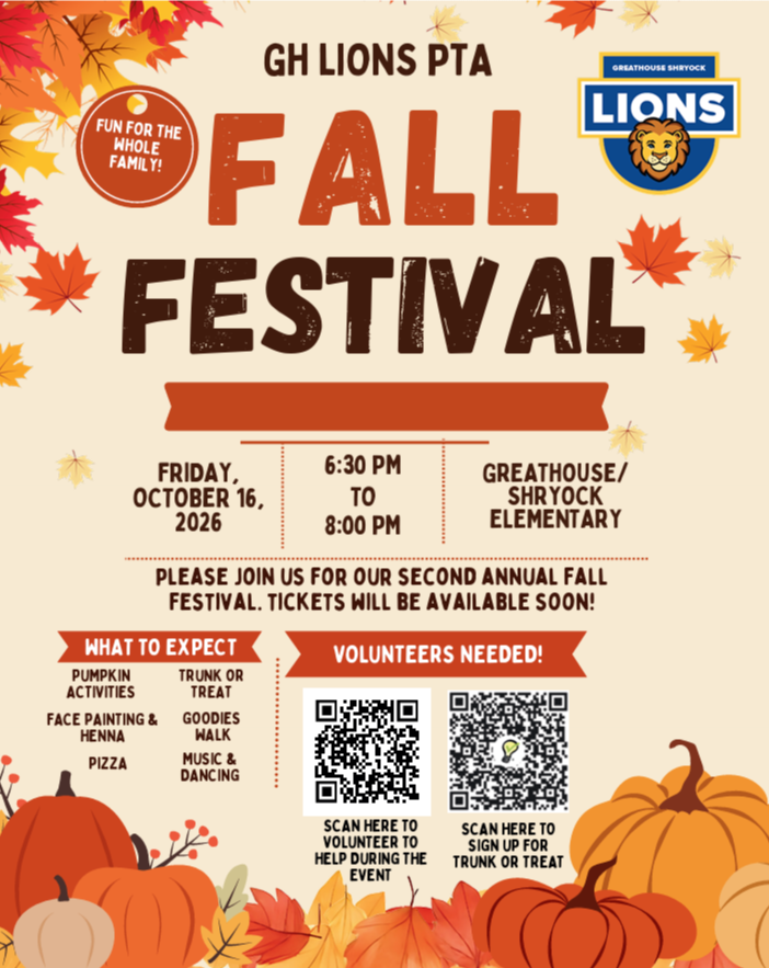 Flyer for Event