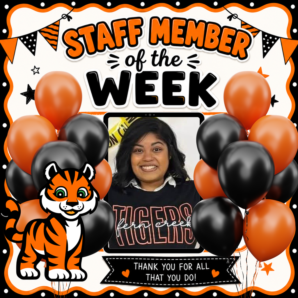 Staff Member of the Week Flyer