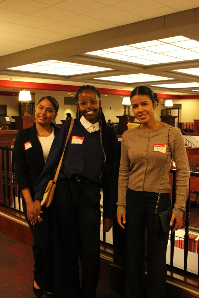 students at deca conference