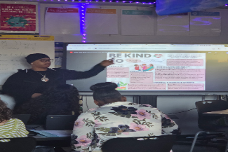 🩺📊 Exploring the Future of Healthcare! Our Principles of Health Science students researched current healthcare trends, collaborated in groups, and presented their findings to classmates! Students also strengthened their critical thinking and communication skills by evaluating their peers' presentations using a grading rubric. Research, teamwork, and student voice in action at JTown! 🩵⚡