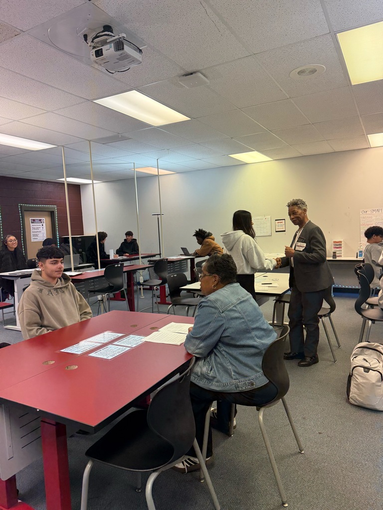 💼🤝 Preparing for the Real World!  Ms. Richard's students recently put their professional skills to the test by participating in mock interviews!  From practicing communication skills to building confidence and making a great first impression, our Chargers are gaining valuable experience to prepare them for future career opportunities.  Real-world skills. Real-world readiness. That's what it's all about at JTown! 🩵⚡