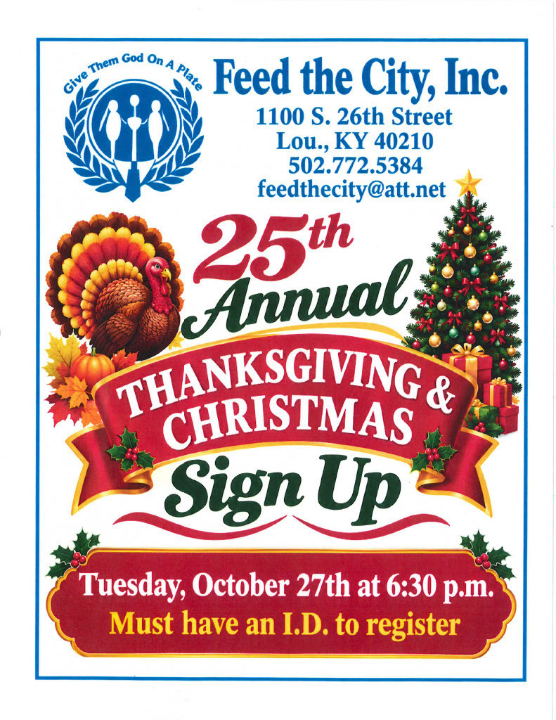 Feed The Church flier