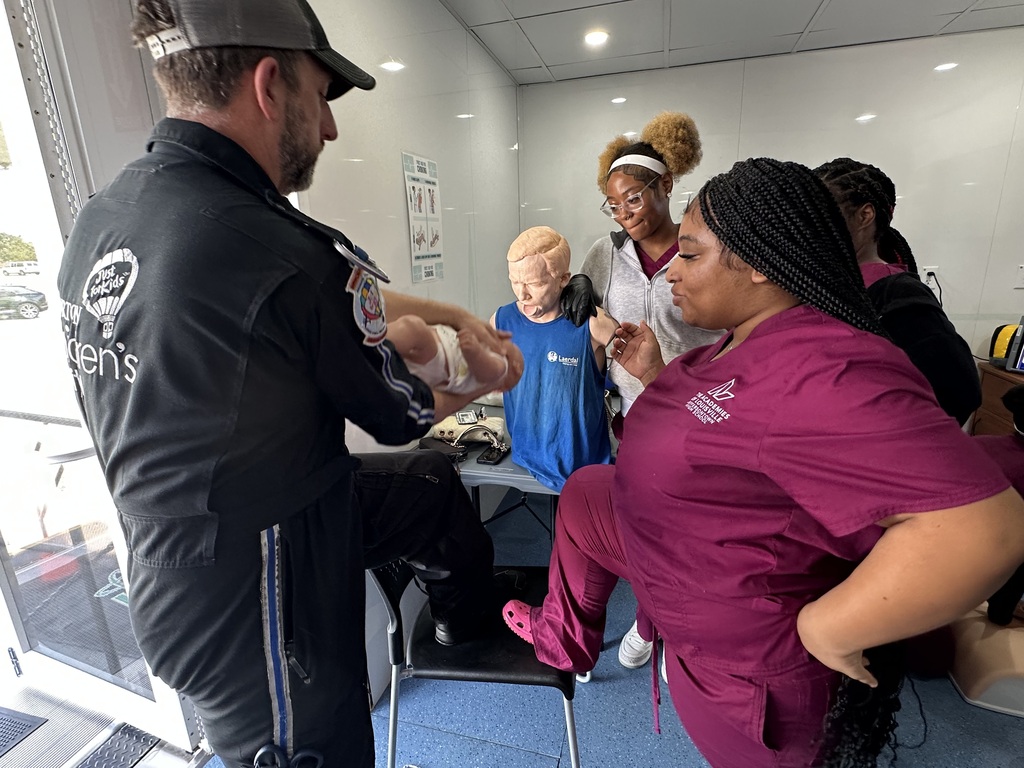 🩺🚑 Exploring Careers in Healthcare! Our Allied Health students recently visited the HealthForce Wagon for an exciting, hands-on look at careers in healthcare! Students explored careers as EMTs, laboratory technicians, surgical technicians, radiology technicians, pharmacy technicians, and respiratory technicians. They even had the opportunity to practice skills from each field! Experiences like these help our Chargers discover their passions, explore career pathways, and take the next steps toward their futures! 🩵⚡