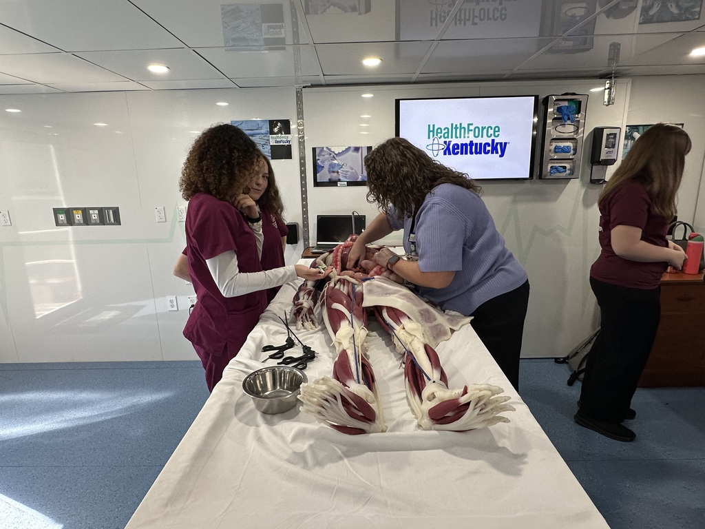 🩺🚑 Exploring Careers in Healthcare! Our Allied Health students recently visited the HealthForce Wagon for an exciting, hands-on look at careers in healthcare! Students explored careers as EMTs, laboratory technicians, surgical technicians, radiology technicians, pharmacy technicians, and respiratory technicians. They even had the opportunity to practice skills from each field! Experiences like these help our Chargers discover their passions, explore career pathways, and take the next steps toward their futures! 🩵⚡