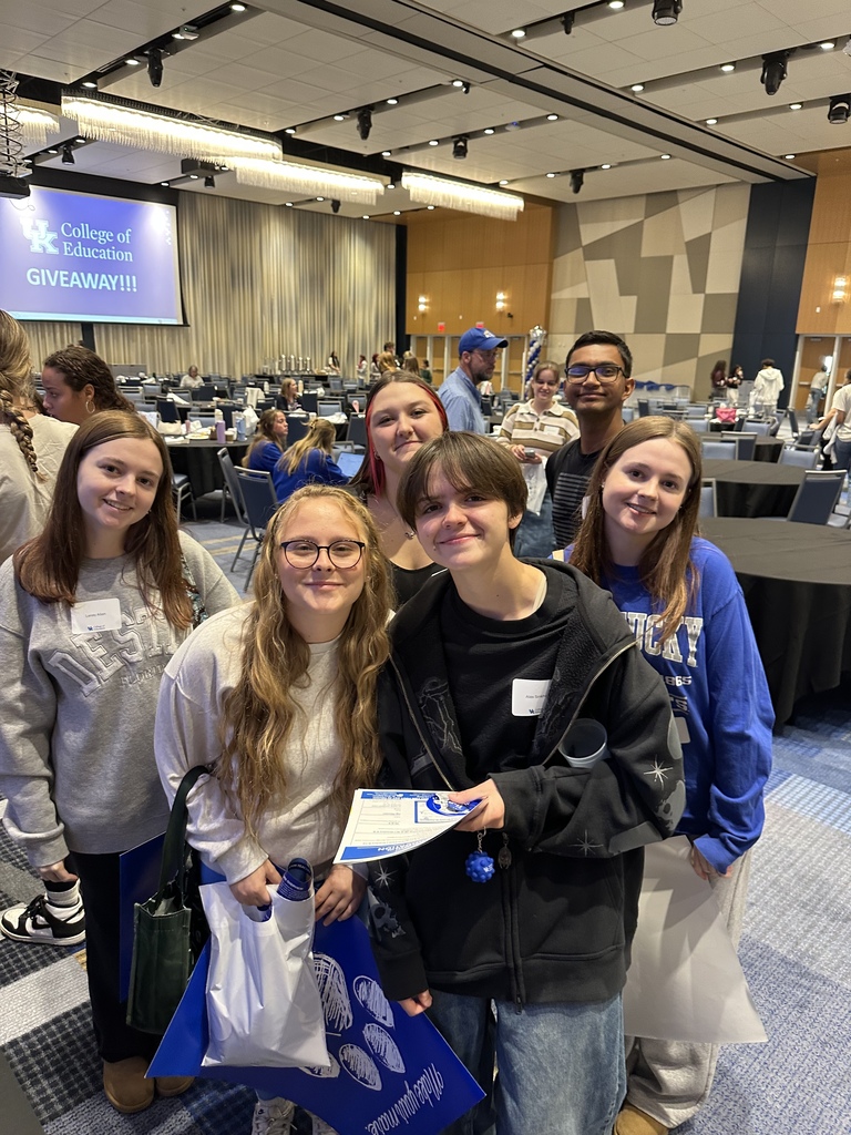 🍎📚 Future Educators in Action!  Our Teaching & Learning students recently visited the University of Kentucky for the College of Education Open House!  This experience gave our Chargers an opportunity to explore pathways in education, learn more about college opportunities, and take another step toward their future careers in teaching!  Today's students, tomorrow's educators! 🩵⚡