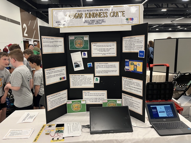 Alex R. Kennedy STLP presentation sits on a table. 