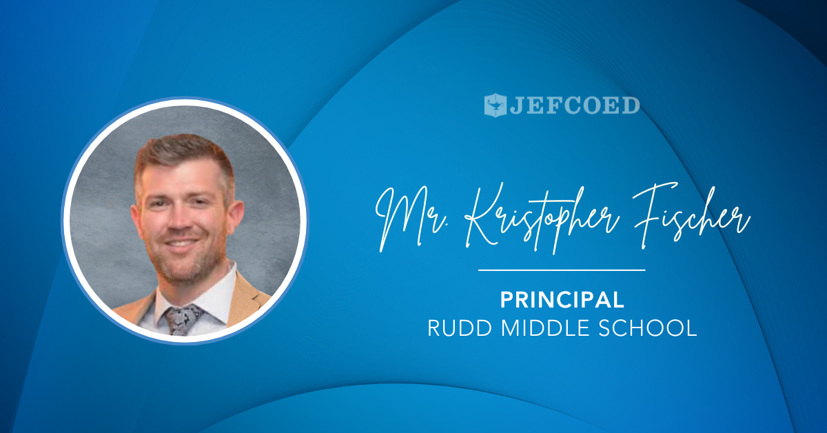 Rudd Middle School Welcomes New Principal, Mr. Kristopher Fischer