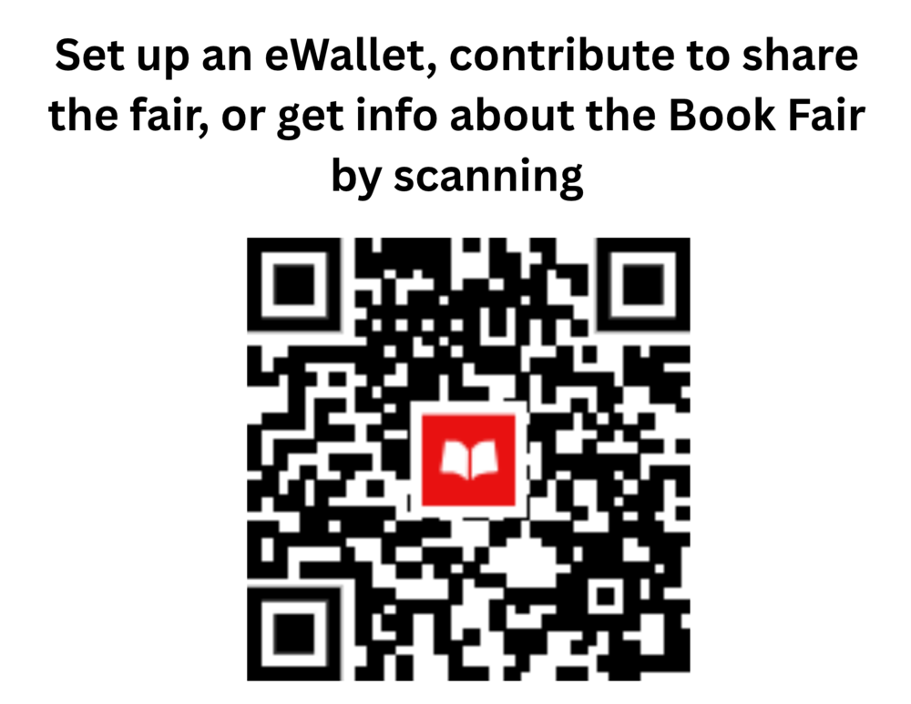 QR code to scan for Book Fair information
