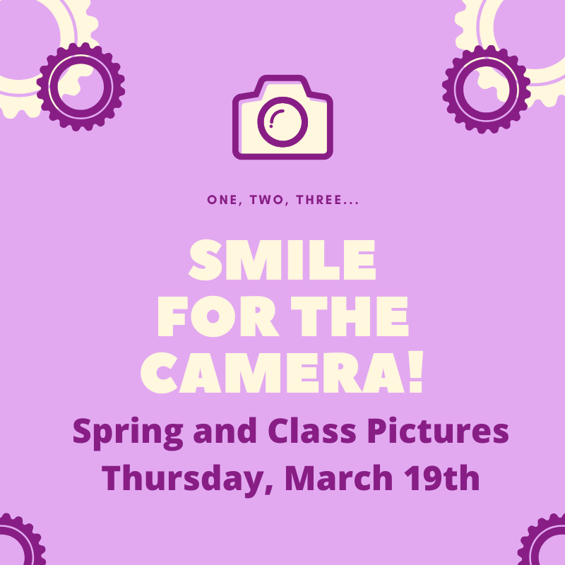 decorative camera - picture day march 19