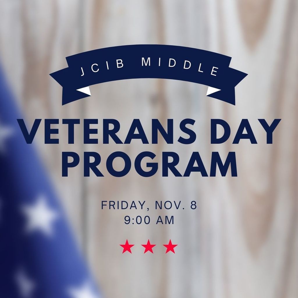 JCIB Veterans Day Program