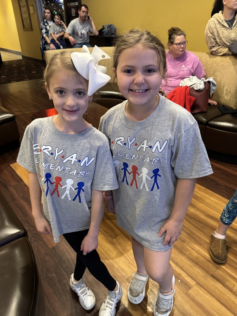 Students at bowling party