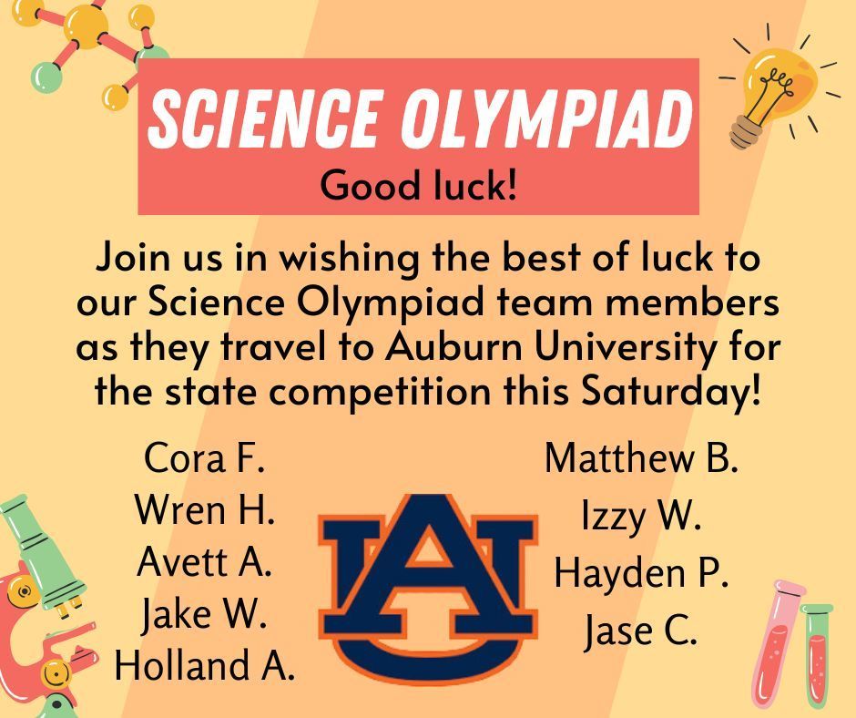 science olympiad good luck graphic