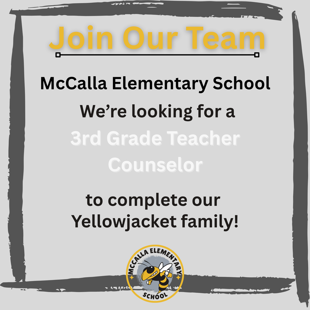 Join our team - we're looking for a 3rd grade teacher and a counselor
