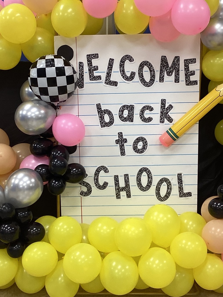 Back to School balloon backdrop