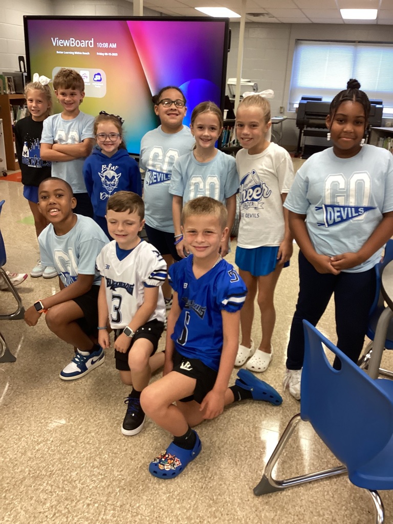 Students dressed for Spirit Day