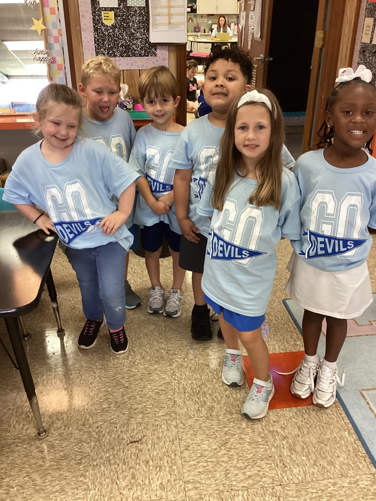 Students dressed for Spirit Day