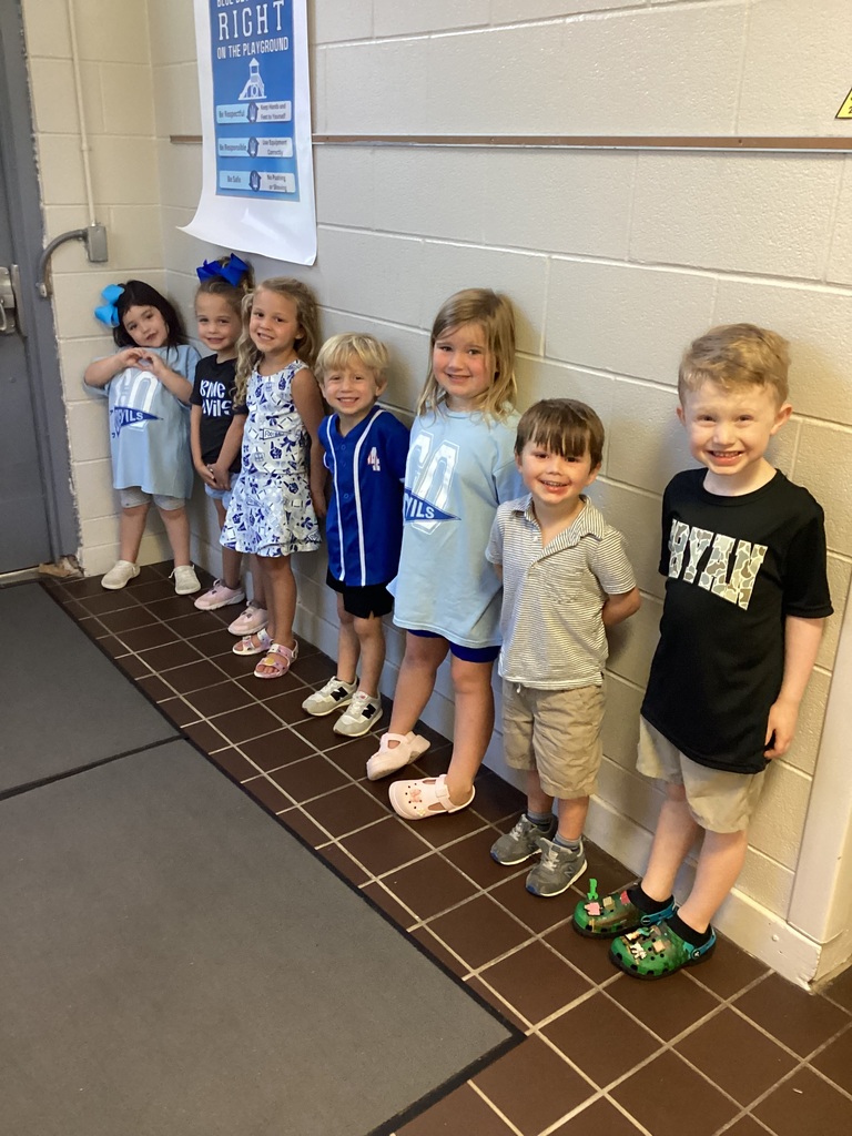 Students dressed for Spirit Day
