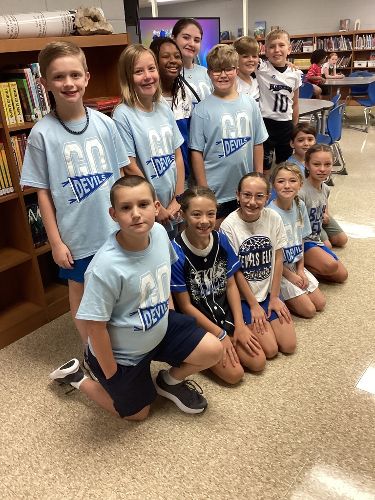 Students dressed for Spirit Day