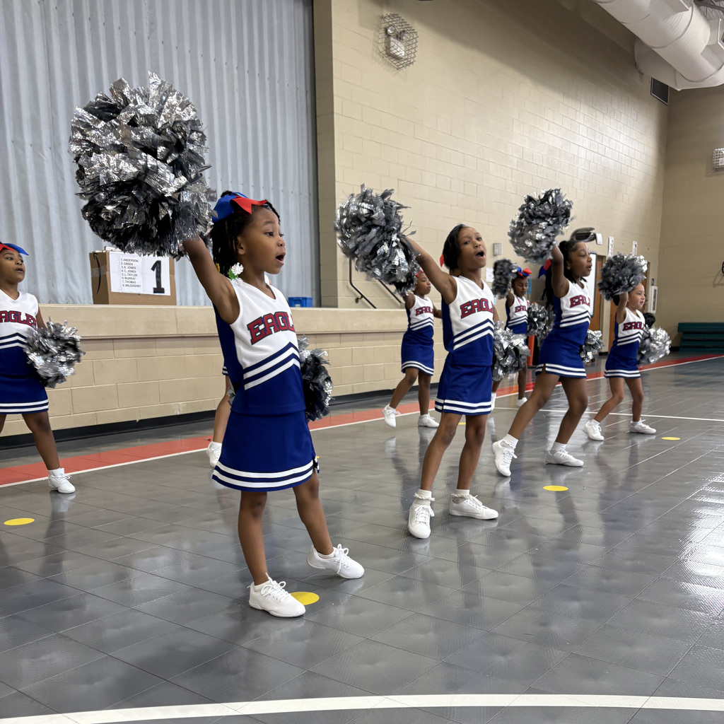 Little Eaglettes Cheer team