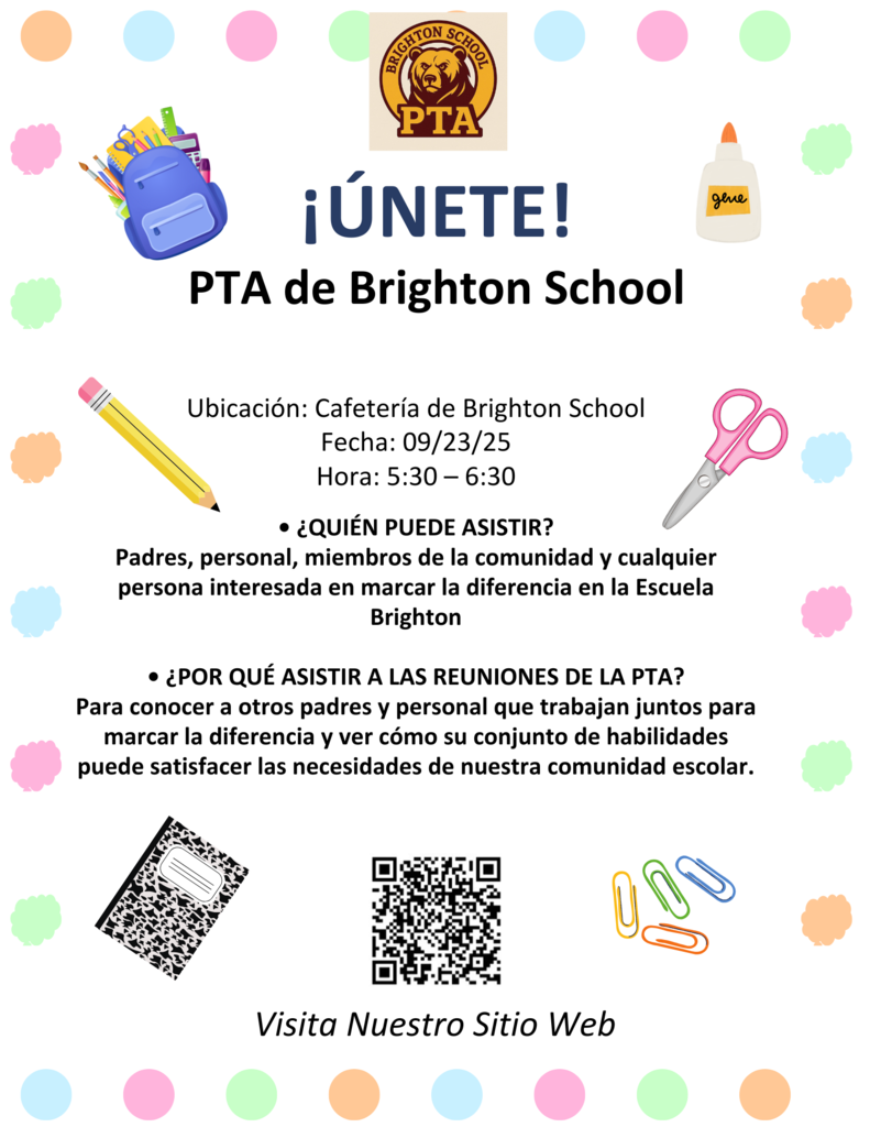 Flyer about PTA meeting