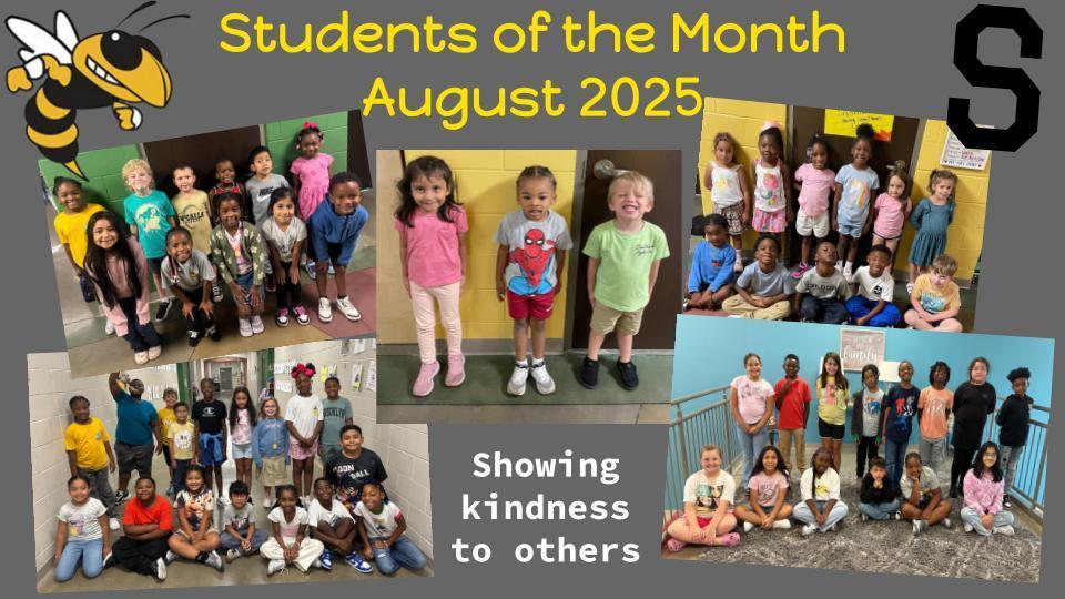 August Students of the Month