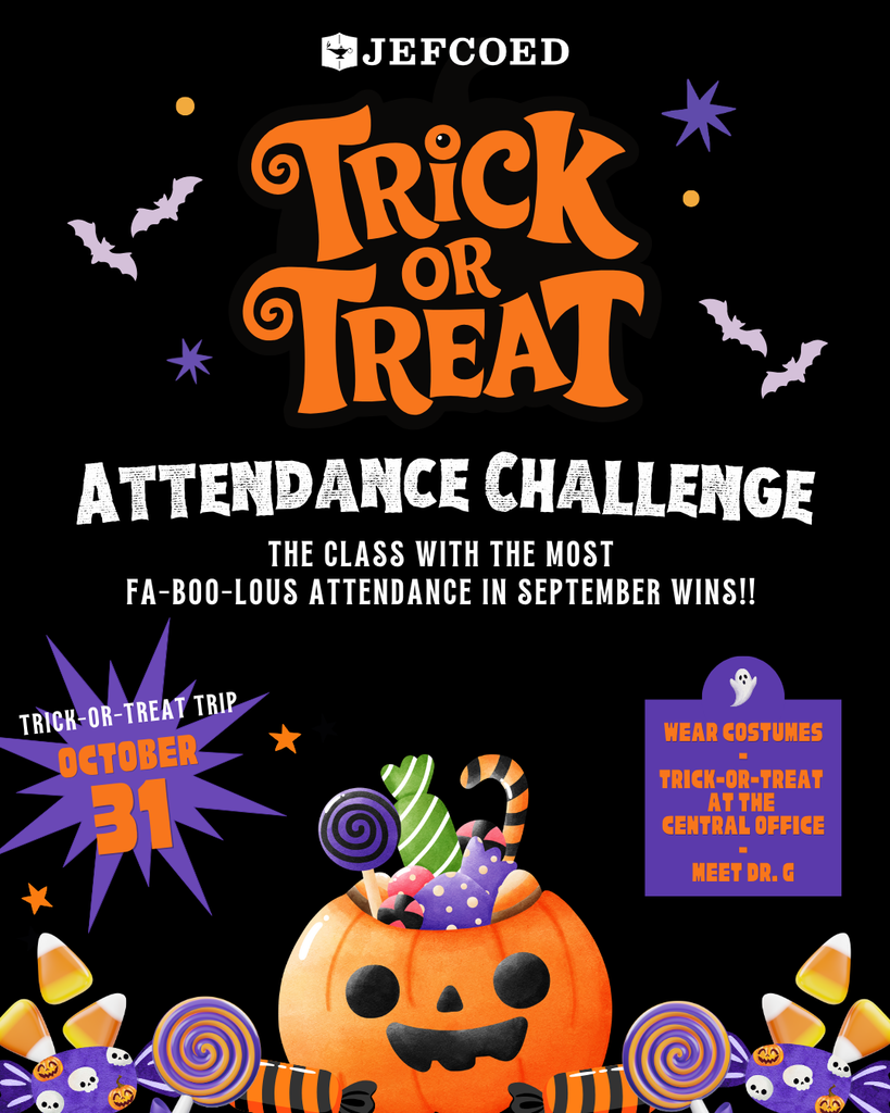 Trick or treat Attendance Challenge