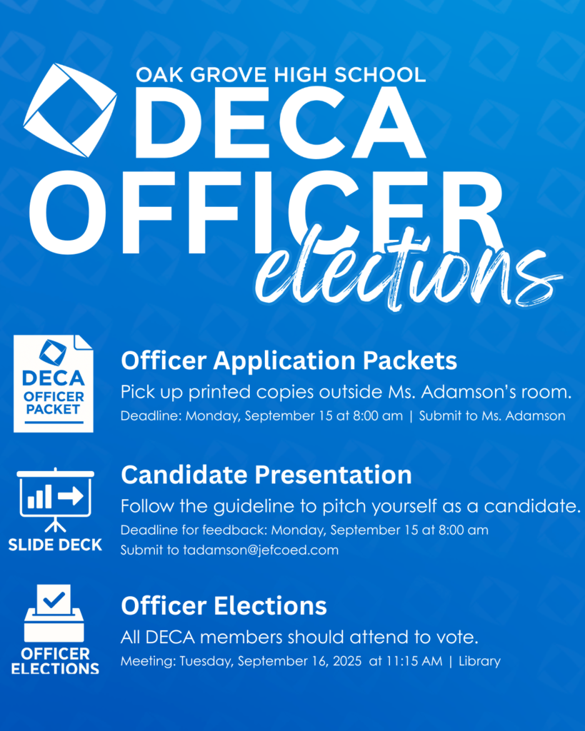 DECA Officer Elections