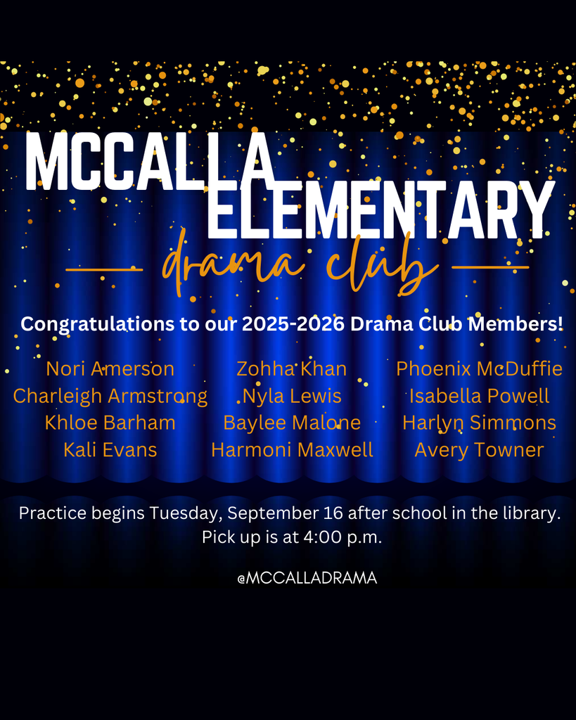 McCalla Drama Club 25-26