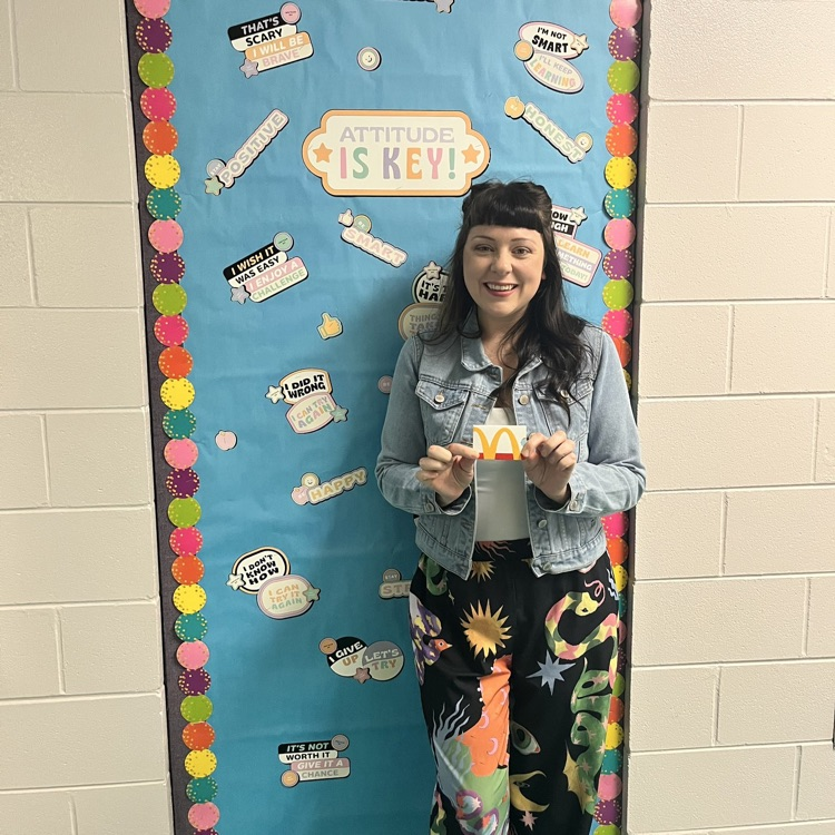 Mrs. Crawford's class won the Song of the Week gift card.