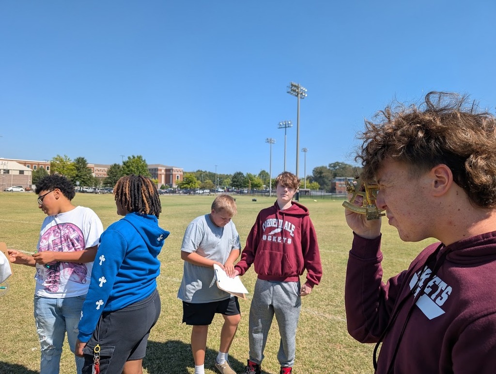 Using trig to measure the height of a light pole