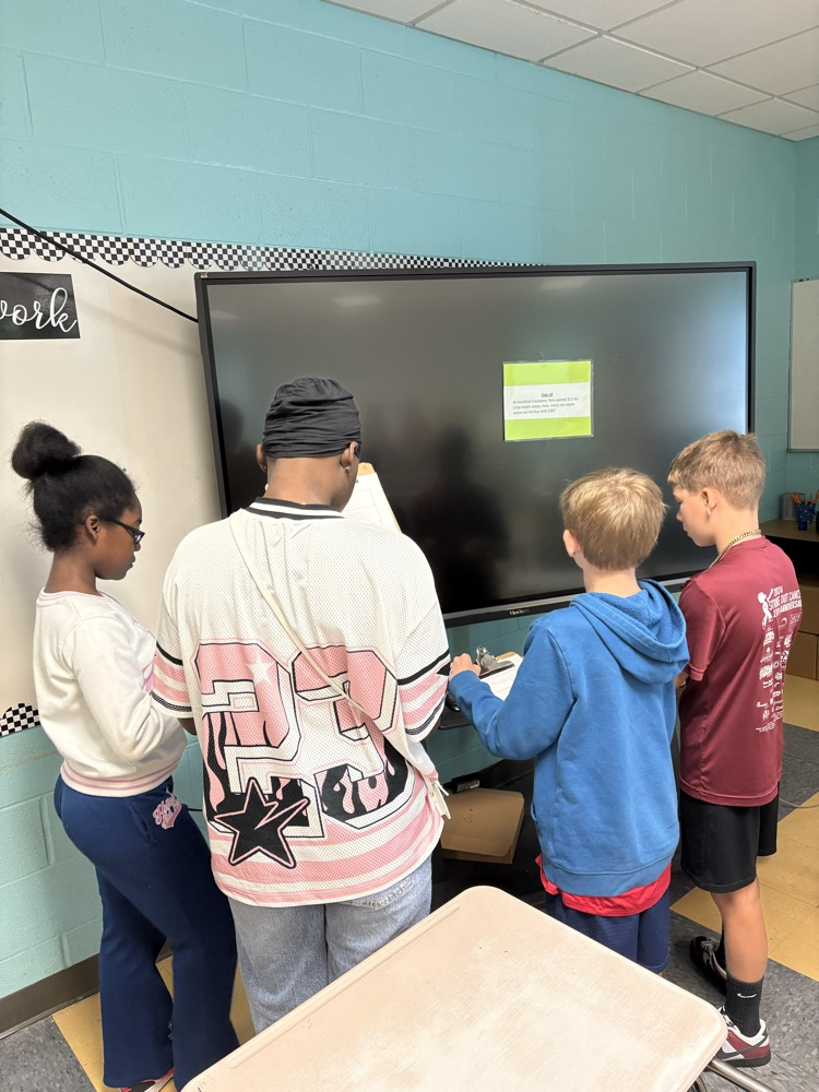 working on math