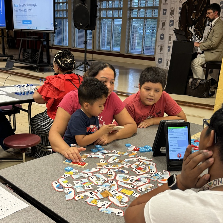 teacher and students playing games