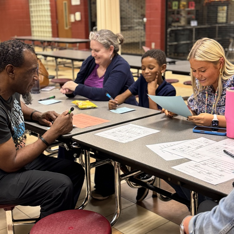 teacher and students playing games