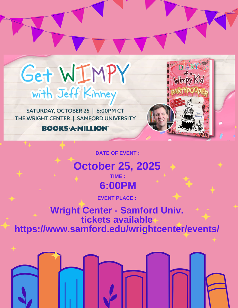 author events october 25  and november 8