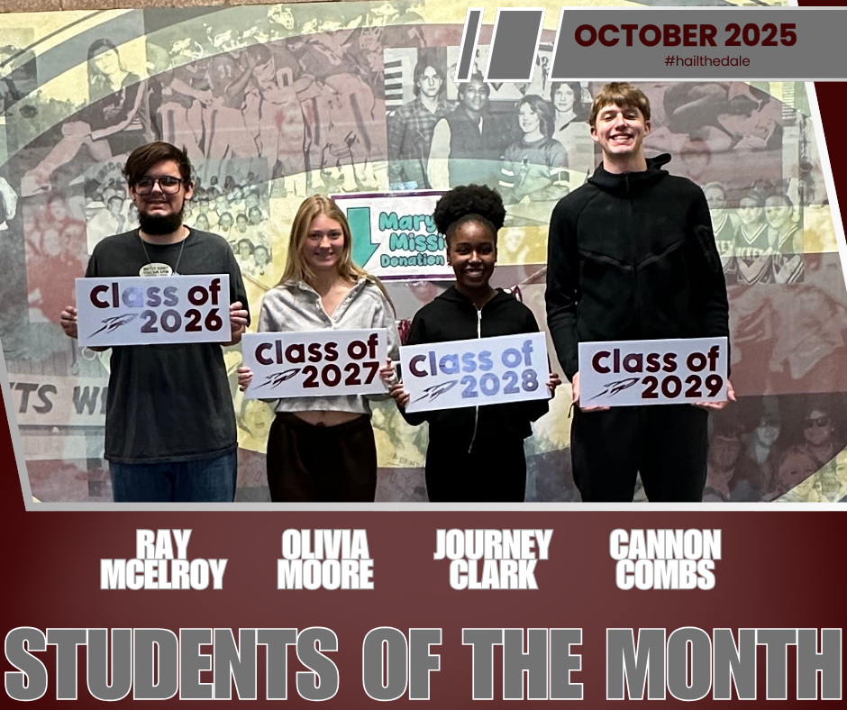 October Students of the Month