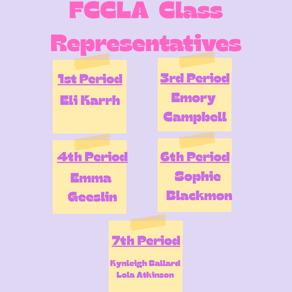 fccla class representatives