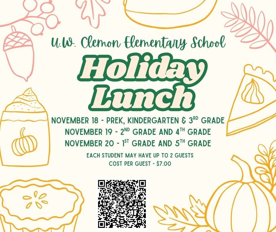 Holiday Lunch Sign up